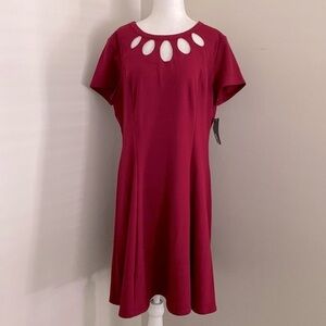 NWT Alyx maroon A-line dress